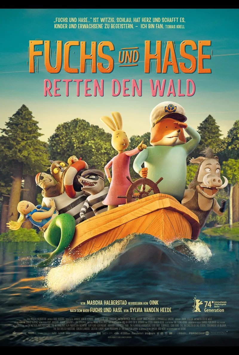 Filmplakat "Fuchs und Hase retten den Wald" 